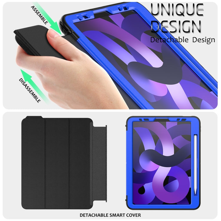 For iPad Pro 11 2022 / 2021 / 2020 / 2018 / Air 2020  10.9 / Air 2022 10.9 3-Fold Amor Shockproof Smart Tablet Case