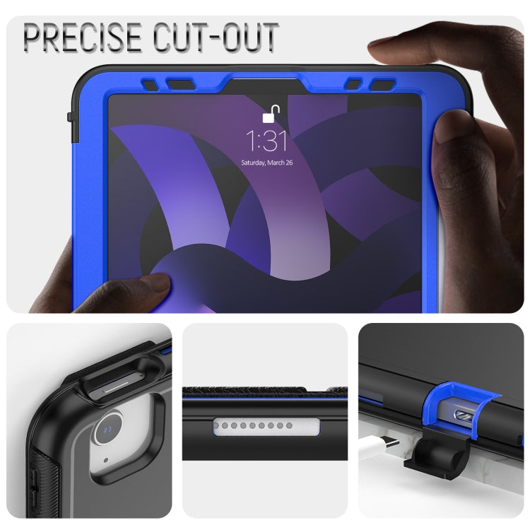 For iPad Pro 11 2022 / 2021 / 2020 / 2018 / Air 2020  10.9 / Air 2022 10.9 3-Fold Amor Shockproof Smart Tablet Case