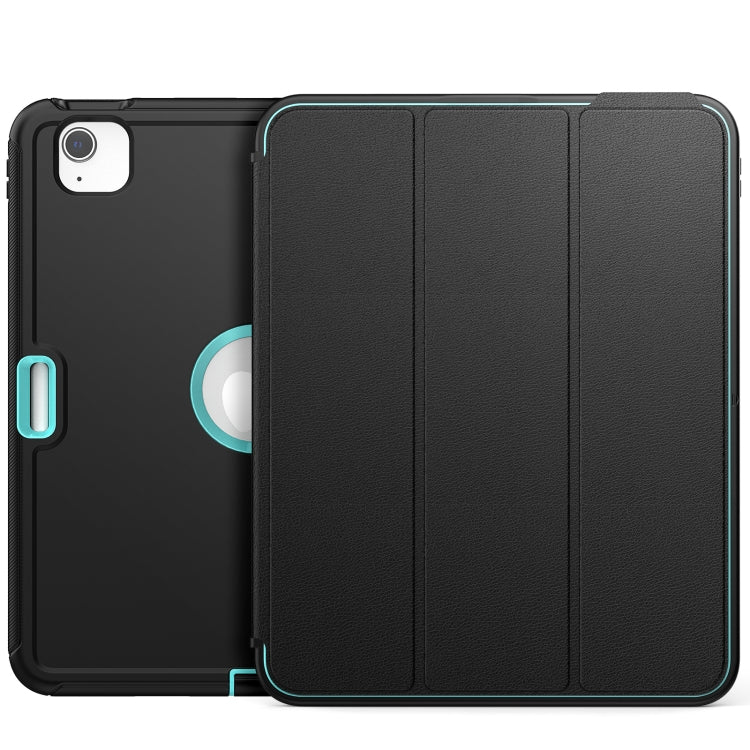 For iPad Pro 11 2022 / 2021 / 2020 / 2018 / Air 2020  10.9 / Air 2022 10.9 3-Fold Amor Shockproof Smart Tablet Case