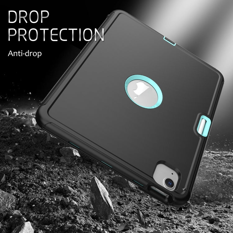 For iPad Pro 11 2022 / 2021 / 2020 / 2018 / Air 2020  10.9 / Air 2022 10.9 3-Fold Amor Shockproof Smart Tablet Case