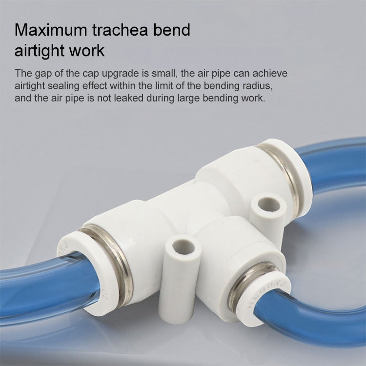 PEG8-4 LAIZE 10pcs PW T-type Tee Reducing Pneumatic Quick Fitting Connector