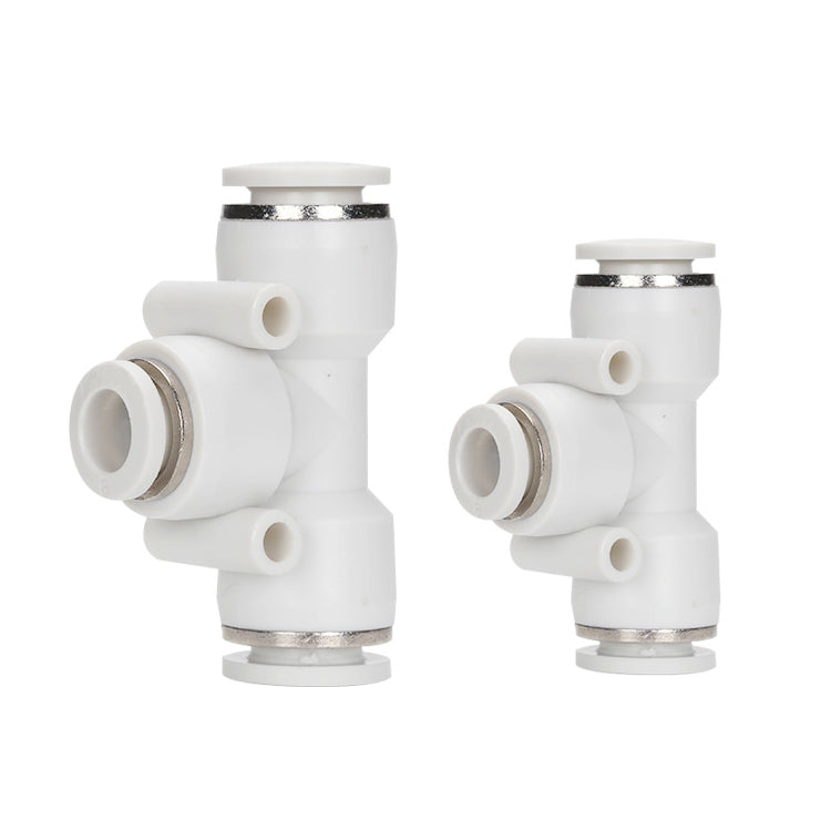 PEG8-6 LAIZE 10pcs PW T-type Tee Reducing Pneumatic Quick Fitting Connector