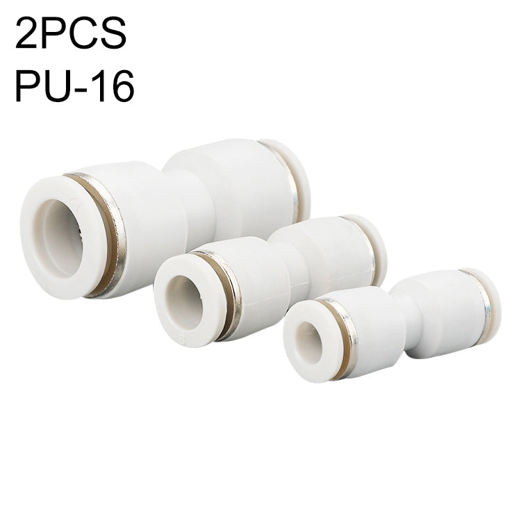 PU-16 LAIZE 10pcs PU Straight Pneumatic Quick Fitting Connector
