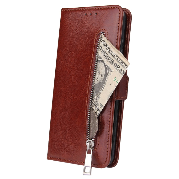 For Galaxy S11e Multifunctional Horizontal Flip Leather Case, with Nine Card Slot & Holder & Double Zip Wallett & Photo Frame & Lanyard