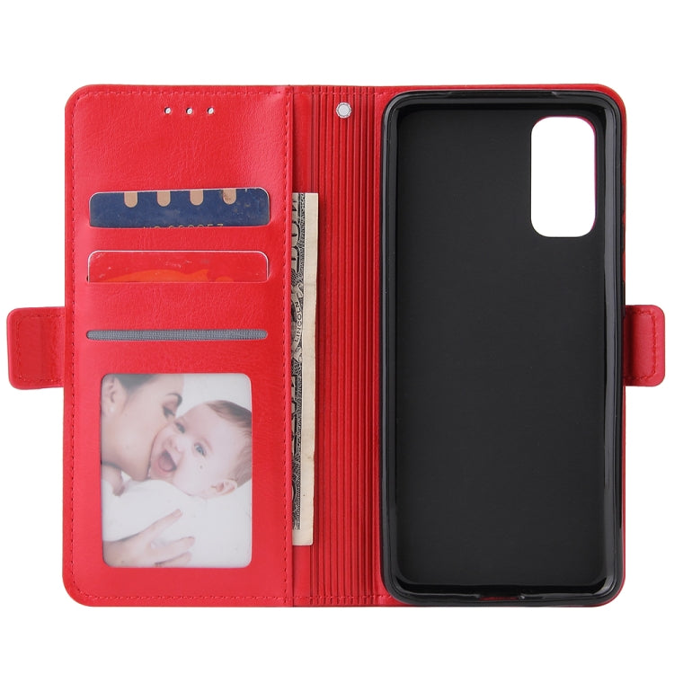 For Galaxy S11e Multifunctional Horizontal Flip Leather Case, with Nine Card Slot & Holder & Double Zip Wallett & Photo Frame & Lanyard