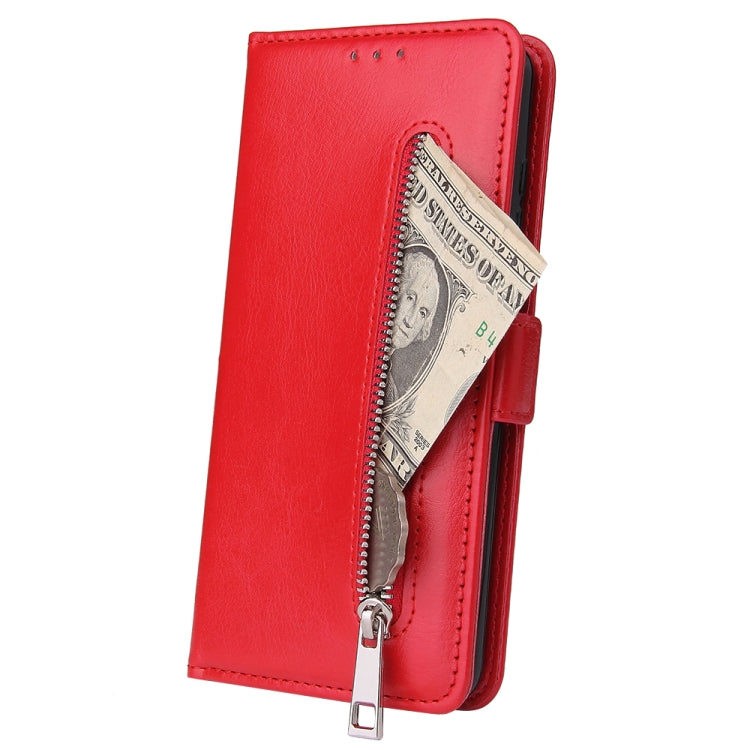For Galaxy S11e Multifunctional Horizontal Flip Leather Case, with Nine Card Slot & Holder & Double Zip Wallett & Photo Frame & Lanyard