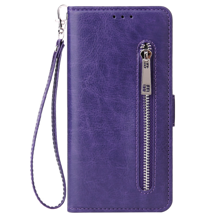 For Galaxy S11e Multifunctional Horizontal Flip Leather Case, with Nine Card Slot & Holder & Double Zip Wallett & Photo Frame & Lanyard