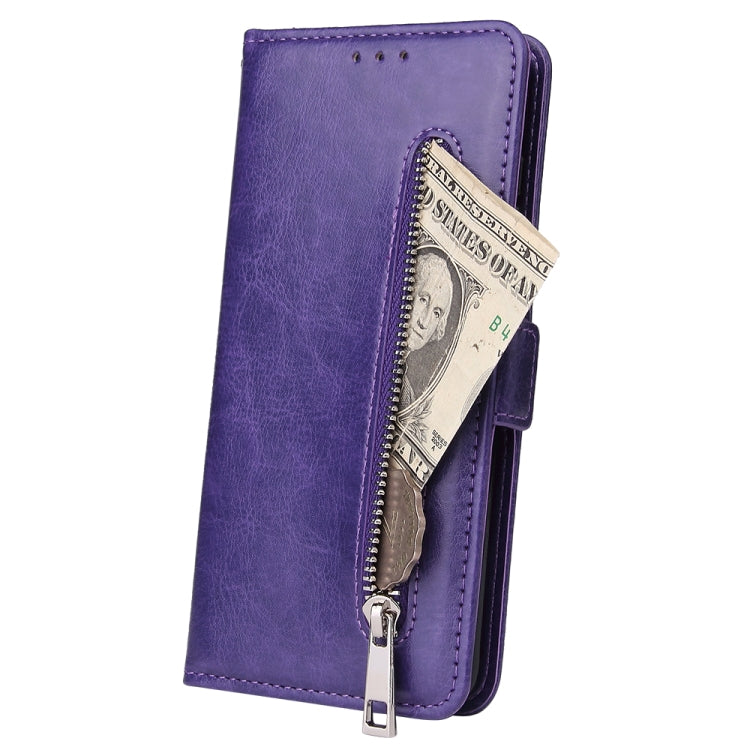 For Galaxy S11e Multifunctional Horizontal Flip Leather Case, with Nine Card Slot & Holder & Double Zip Wallett & Photo Frame & Lanyard