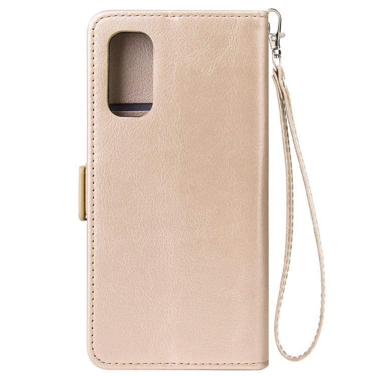For Galaxy S11e Multifunctional Horizontal Flip Leather Case, with Nine Card Slot & Holder & Double Zip Wallett & Photo Frame & Lanyard