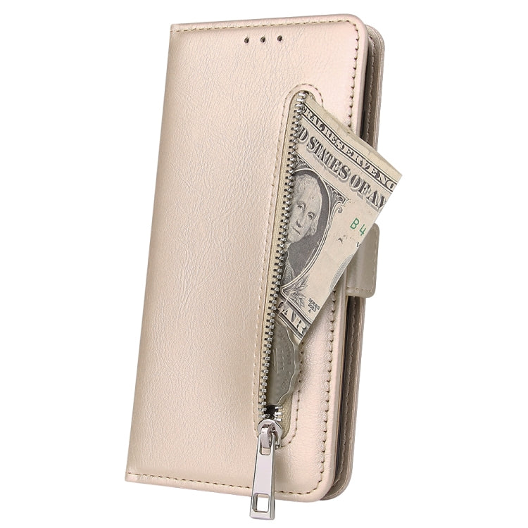 For Galaxy S11e Multifunctional Horizontal Flip Leather Case, with Nine Card Slot & Holder & Double Zip Wallett & Photo Frame & Lanyard