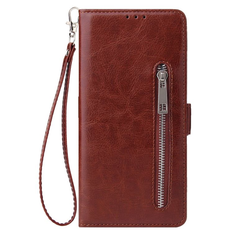 For Galaxy S11 Plus Multifunctional Horizontal Flip Leather Case, with Nine Card Slot & Holder & Double Zip Wallett & Photo Frame & Lanyard