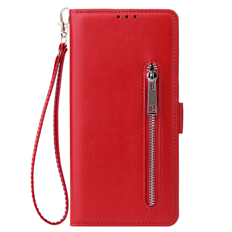 For Galaxy S11 Plus Multifunctional Horizontal Flip Leather Case, with Nine Card Slot & Holder & Double Zip Wallett & Photo Frame & Lanyard