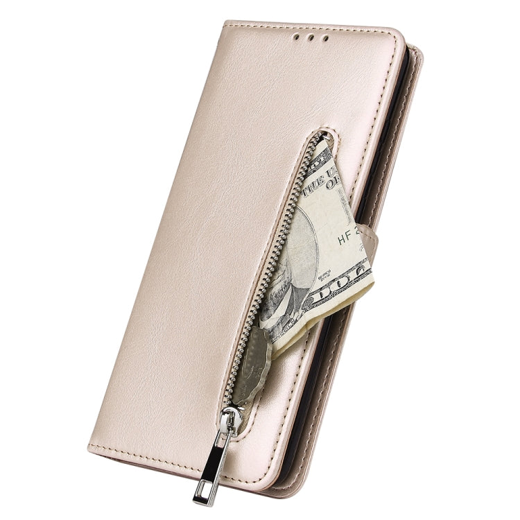 For Galaxy S11 Plus Multifunctional Horizontal Flip Leather Case, with Nine Card Slot & Holder & Double Zip Wallett & Photo Frame & Lanyard