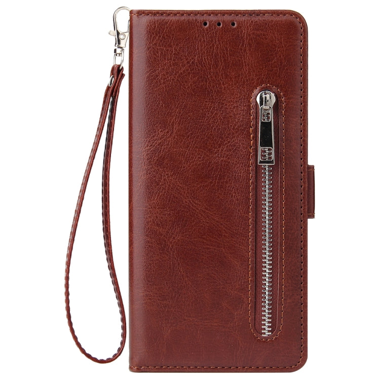 For Galaxy S11 Multifunctional Horizontal Flip Leather Case, with Nine Card Slot & Holder & Double Zip Wallett & Photo Frame & Lanyard