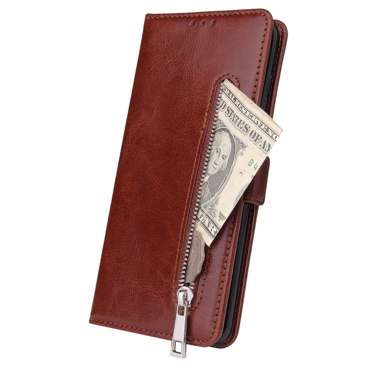 For Galaxy S11 Multifunctional Horizontal Flip Leather Case, with Nine Card Slot & Holder & Double Zip Wallett & Photo Frame & Lanyard