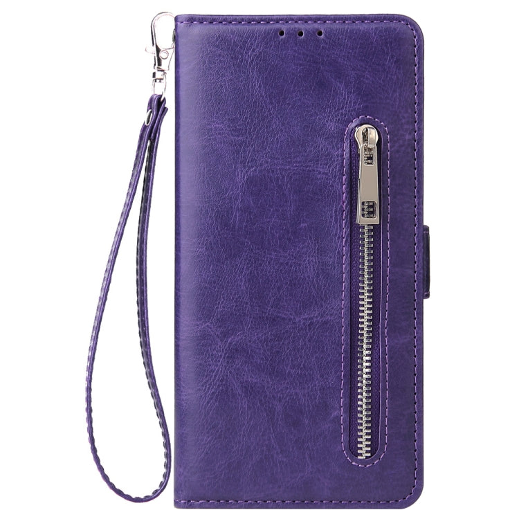 For Galaxy S11 Multifunctional Horizontal Flip Leather Case, with Nine Card Slot & Holder & Double Zip Wallett & Photo Frame & Lanyard