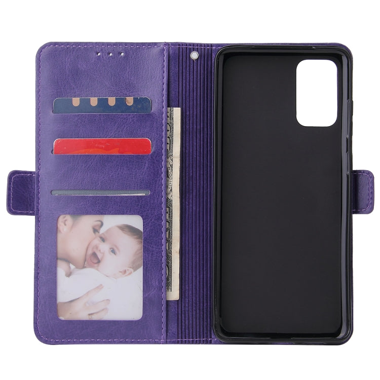 For Galaxy S11 Multifunctional Horizontal Flip Leather Case, with Nine Card Slot & Holder & Double Zip Wallett & Photo Frame & Lanyard
