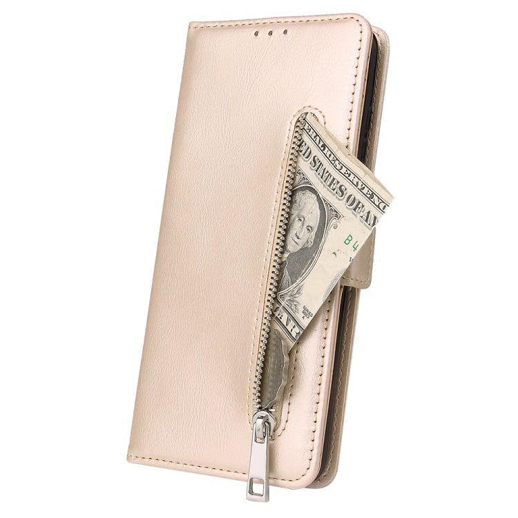 For Galaxy S11 Multifunctional Horizontal Flip Leather Case, with Nine Card Slot & Holder & Double Zip Wallett & Photo Frame & Lanyard