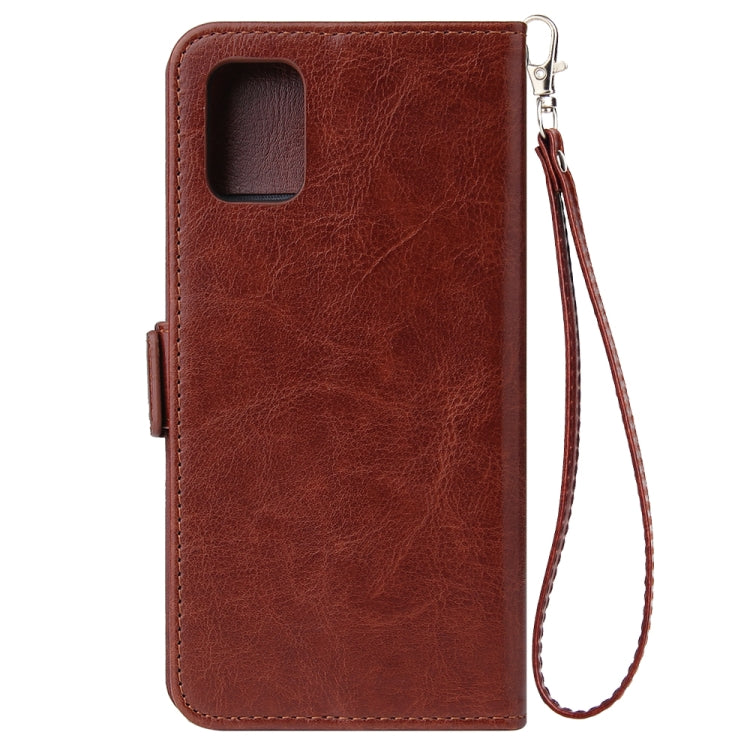 For Galaxy A51 Multifunctional Horizontal Flip Leather Case, with Nine Card Slot & Holder & Double Zip Wallett & Photo Frame & Lanyard