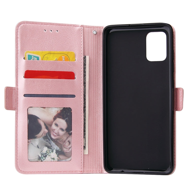 For Galaxy A51 Multifunctional Horizontal Flip Leather Case, with Nine Card Slot & Holder & Double Zip Wallett & Photo Frame & Lanyard