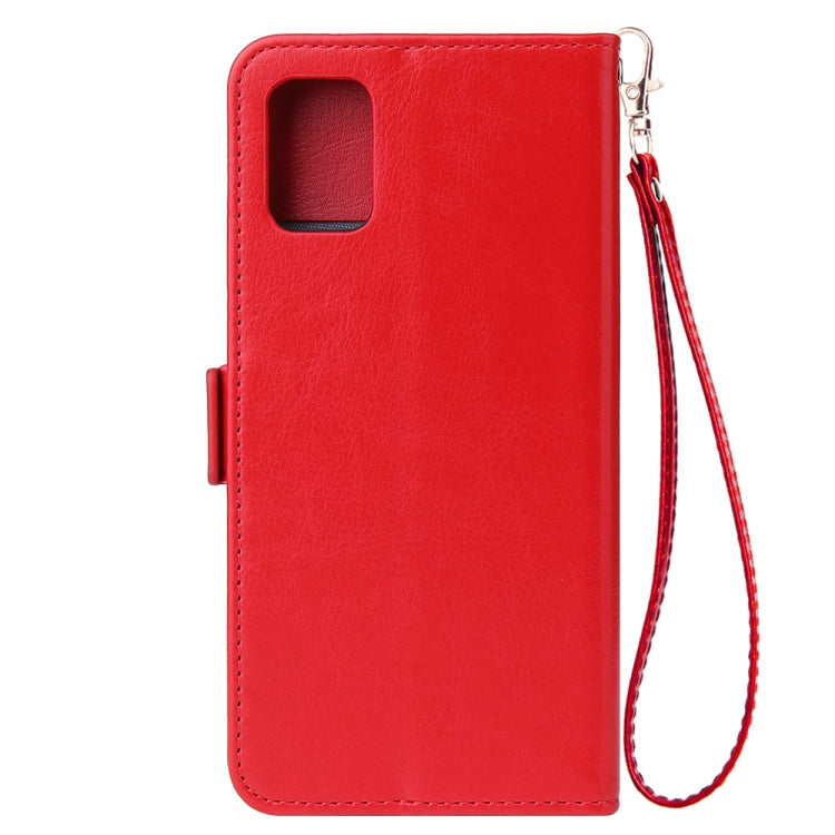 For Galaxy A51 Multifunctional Horizontal Flip Leather Case, with Nine Card Slot & Holder & Double Zip Wallett & Photo Frame & Lanyard