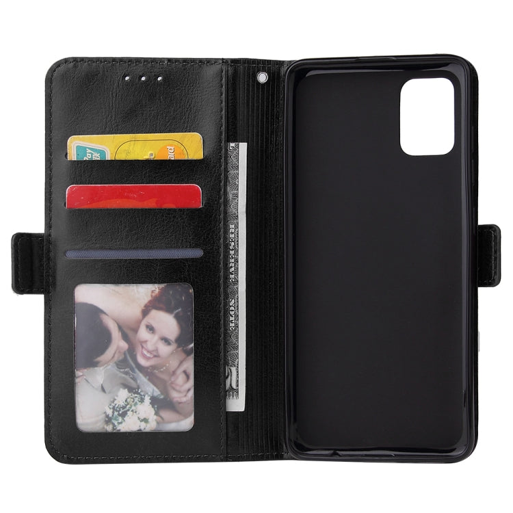 For Galaxy A51 Multifunctional Horizontal Flip Leather Case, with Nine Card Slot & Holder & Double Zip Wallett & Photo Frame & Lanyard