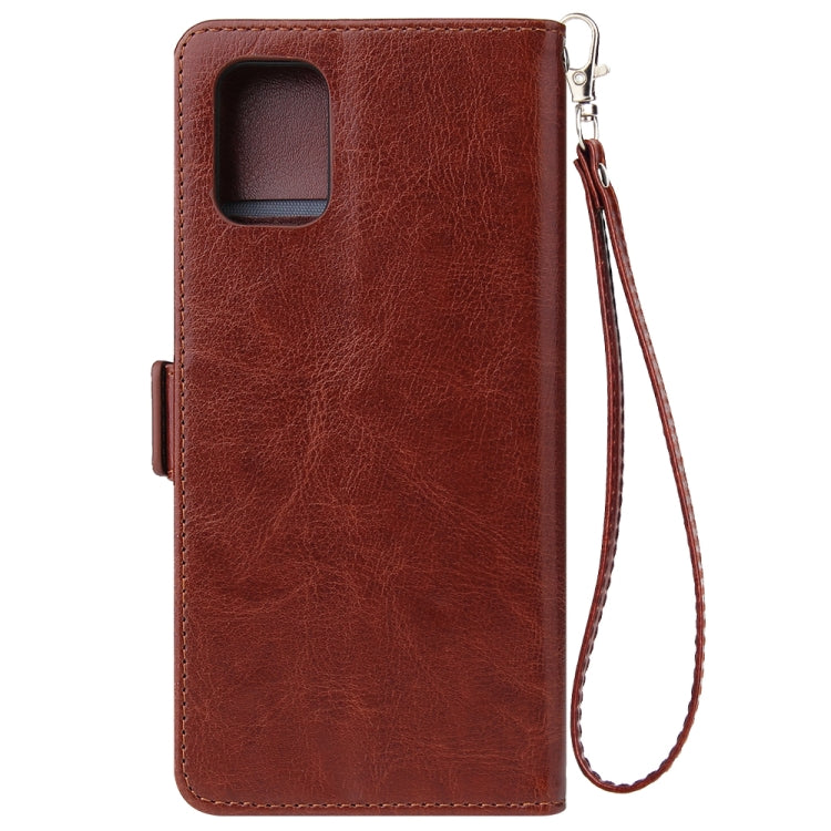 For Galaxy A71 Multifunctional Horizontal Flip Leather Case, with Nine Card Slot & Holder & Double Zip Wallett & Photo Frame & Lanyard