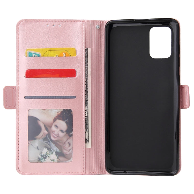 For Galaxy A71 Multifunctional Horizontal Flip Leather Case, with Nine Card Slot & Holder & Double Zip Wallett & Photo Frame & Lanyard