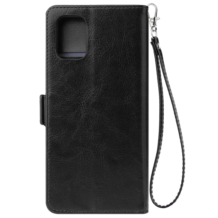 For Galaxy A71 Multifunctional Horizontal Flip Leather Case, with Nine Card Slot & Holder & Double Zip Wallett & Photo Frame & Lanyard