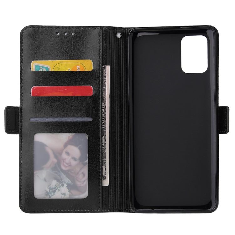 For Galaxy A71 Multifunctional Horizontal Flip Leather Case, with Nine Card Slot & Holder & Double Zip Wallett & Photo Frame & Lanyard