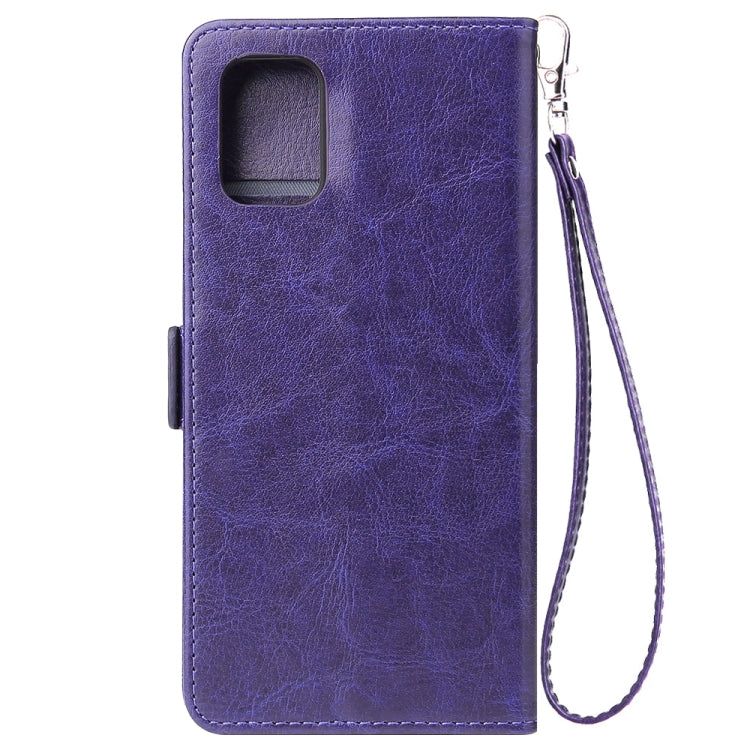 For Galaxy A71 Multifunctional Horizontal Flip Leather Case, with Nine Card Slot & Holder & Double Zip Wallett & Photo Frame & Lanyard