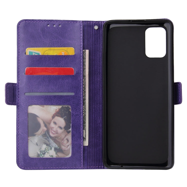 For Galaxy A71 Multifunctional Horizontal Flip Leather Case, with Nine Card Slot & Holder & Double Zip Wallett & Photo Frame & Lanyard