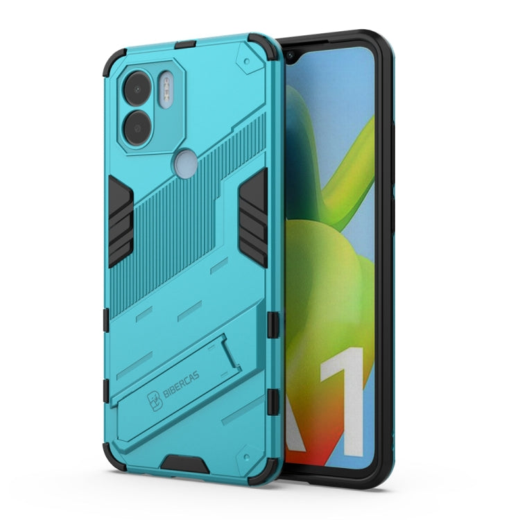 For Xiaomi Redmi A1+ Punk Armor 2 in 1 PC + TPU Phone Case with Invisible Holder