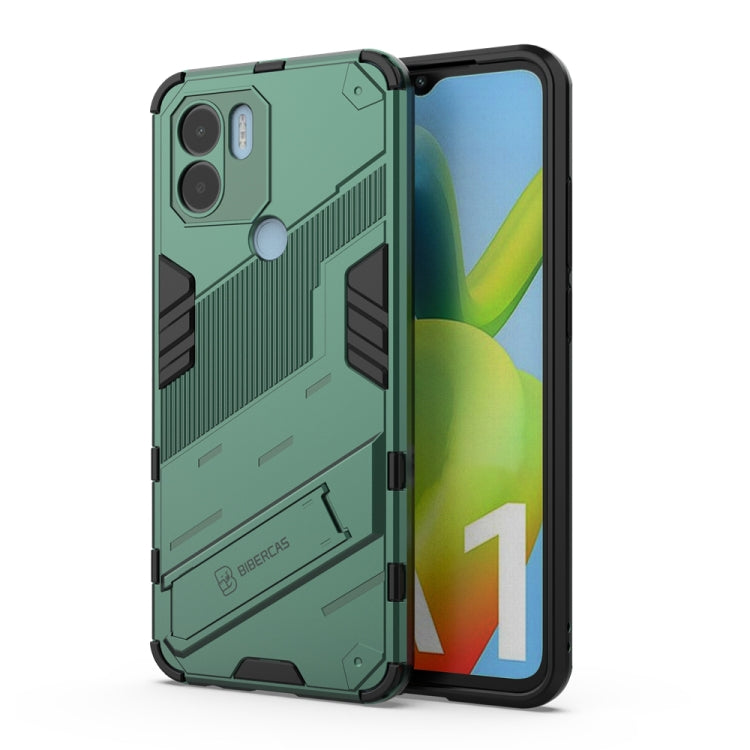For Xiaomi Redmi A1+ Punk Armor 2 in 1 PC + TPU Phone Case with Invisible Holder