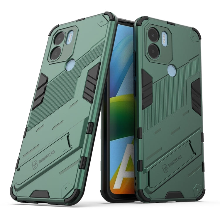 For Xiaomi Redmi A1+ Punk Armor 2 in 1 PC + TPU Phone Case with Invisible Holder