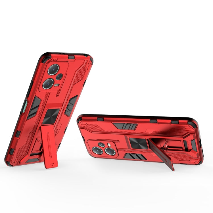 For Xiaomi Redmi Note 12 5G China / Global / India Supersonic PC + TPU Shock-proof Protective Case with Holder