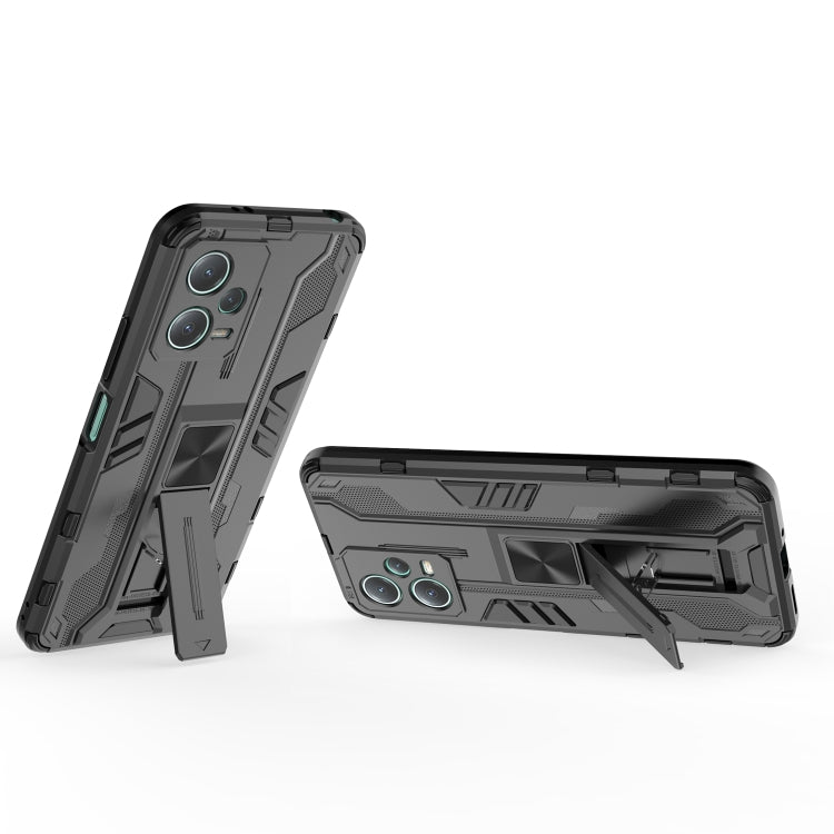 For Xiaomi Redmi Note 12 5G China / Global / India Supersonic PC + TPU Shock-proof Protective Case with Holder