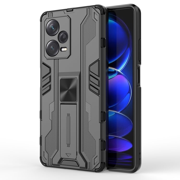 For Xiaomi Redmi Note 12 Pro+ China Supersonic PC + TPU Shock-proof Protective Case with Holder