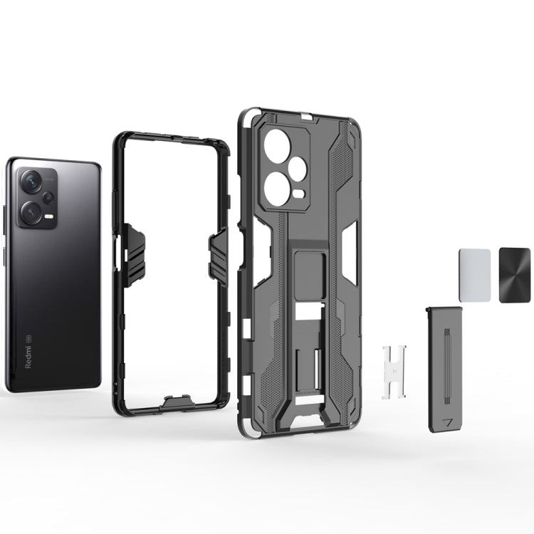 For Xiaomi Redmi Note 12 Pro+ China Supersonic PC + TPU Shock-proof Protective Case with Holder