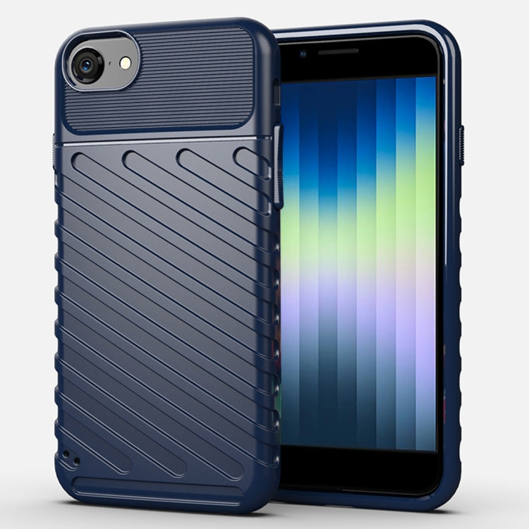 For iPhone SE 2022 / SE 2020 Thunderbolt Shockproof TPU Soft Case