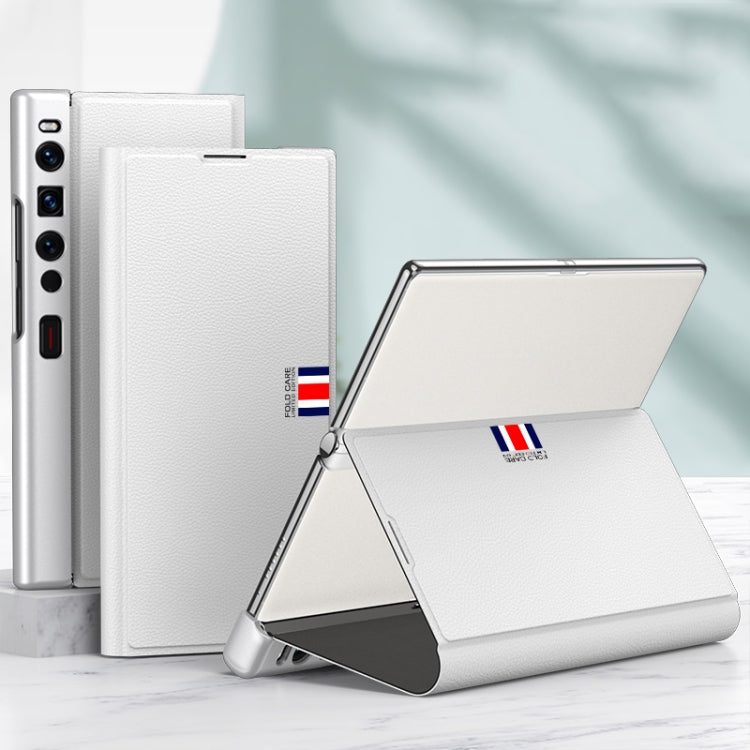 For Huawei Mate Xs 2 GKK Magnetic Shockproof Protective Leather Phone Case