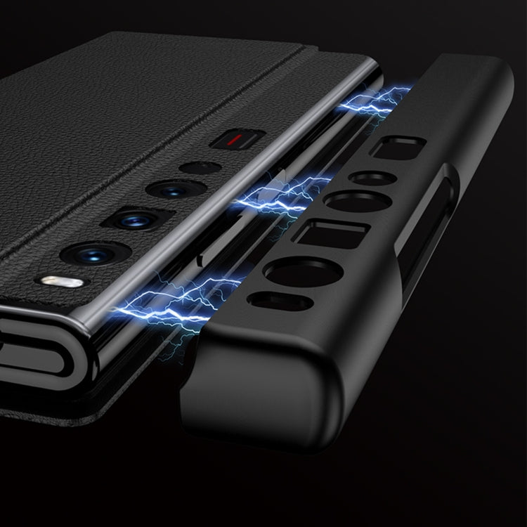 For Huawei Mate Xs 2 GKK Magnetic Shockproof Protective Leather Phone Case