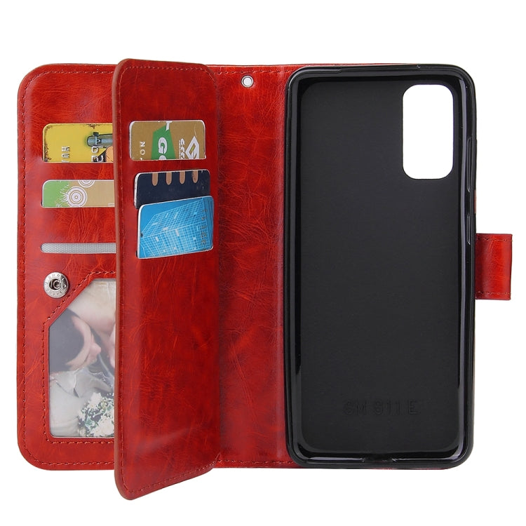 For Galaxy S11e Multifunctional Horizontal Flip Leather Case, with Card Slot & Holder & Zipper Wallet & Photo Frame