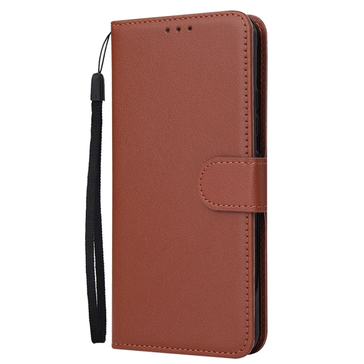 For Galaxy A70e Multifunctional Horizontal Flip Leather Case, with Three Card Slot & Holder & Double Zip Wallett & Photo Frame & Lanyard