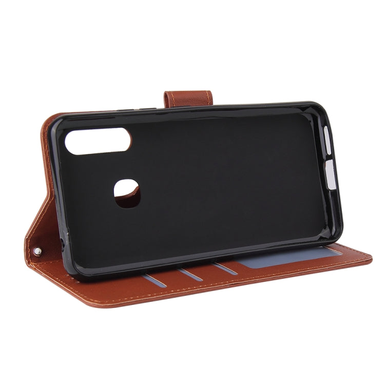 For Galaxy A70e Multifunctional Horizontal Flip Leather Case, with Three Card Slot & Holder & Double Zip Wallett & Photo Frame & Lanyard