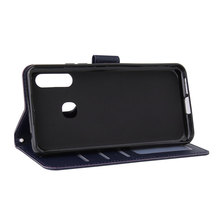 For Galaxy A70e Multifunctional Horizontal Flip Leather Case, with Three Card Slot & Holder & Double Zip Wallett & Photo Frame & Lanyard