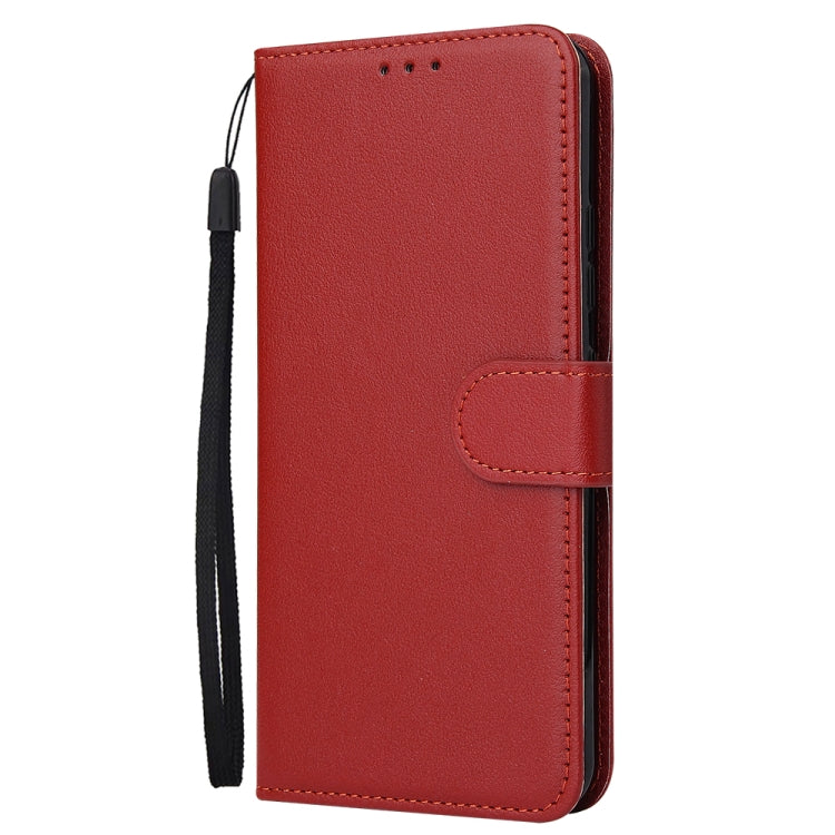 For Galaxy A70e Multifunctional Horizontal Flip Leather Case, with Three Card Slot & Holder & Double Zip Wallett & Photo Frame & Lanyard