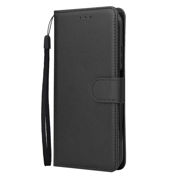 For Huawei Nova 6 SE Multifunctional Horizontal Flip Leather Case, with Three Card Slot & Holder & Double Zip Wallett & Photo Frame & Lanyard