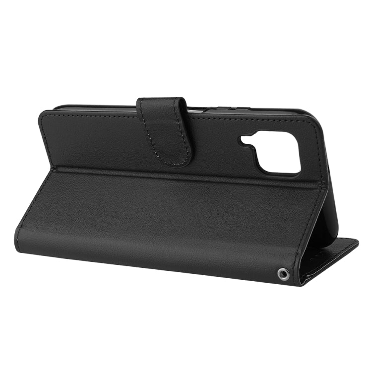 For Huawei Nova 6 SE Multifunctional Horizontal Flip Leather Case, with Three Card Slot & Holder & Double Zip Wallett & Photo Frame & Lanyard