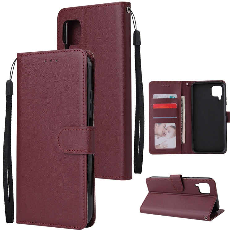 For Huawei Nova 6 SE Multifunctional Horizontal Flip Leather Case, with Three Card Slot & Holder & Double Zip Wallett & Photo Frame & Lanyard